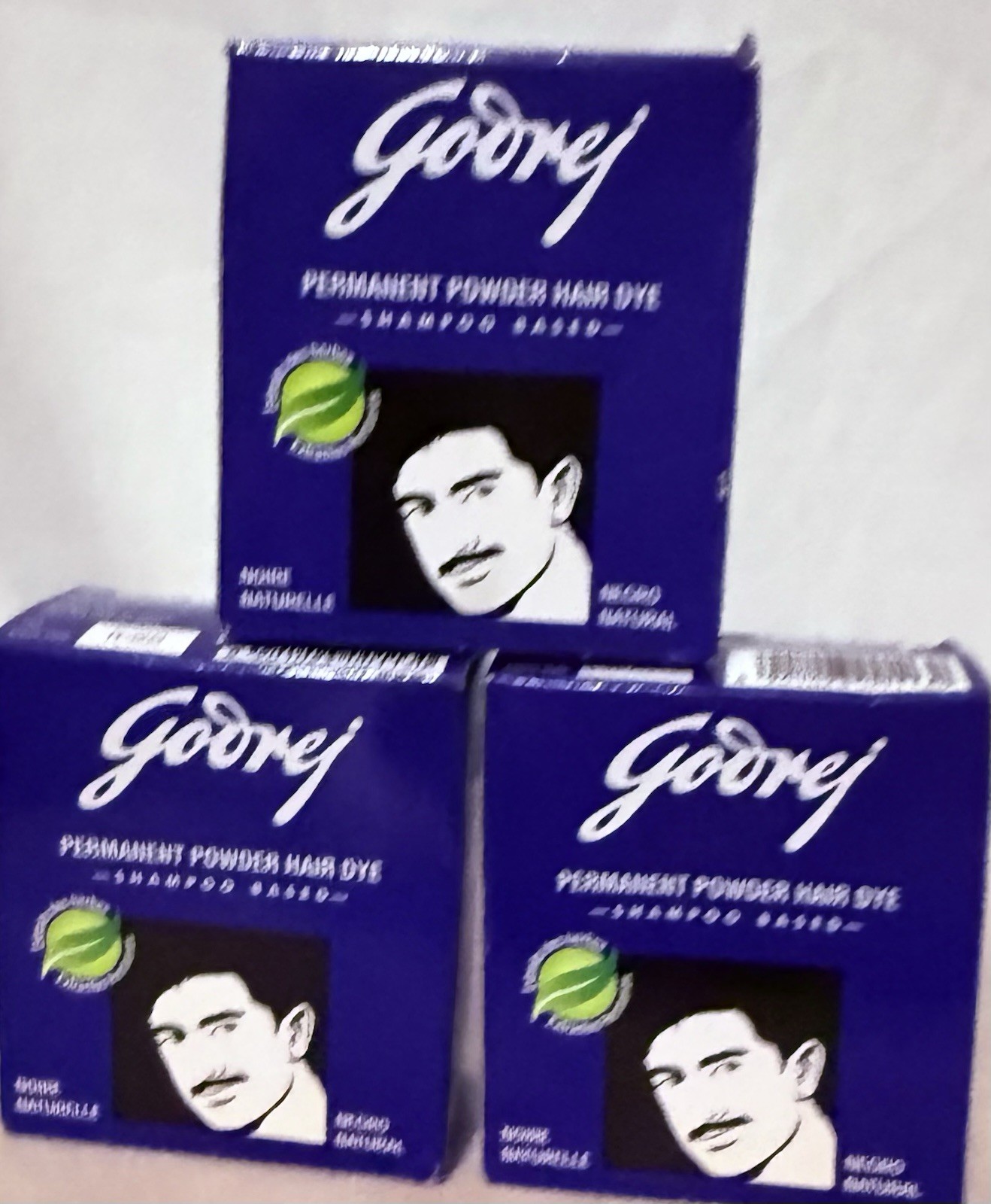 Godrej Permanent Powder Hair Dye Shampoo-Based Formula Long-