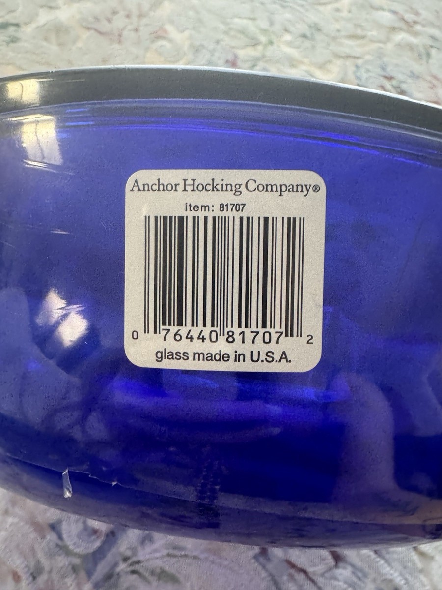 Vintage Anchor Hocking Cobalt Blue Glass Bakeware Set | eBay
