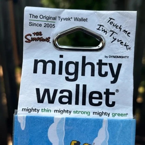 The Simpsons Tyvek 2014 Mighty Wallet By Dynomighty New - Picture 4 of 6