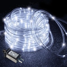 66FT 200 LED Rope Lights for Outside, Connectable Rope Lights Outdoor Waterpr...
