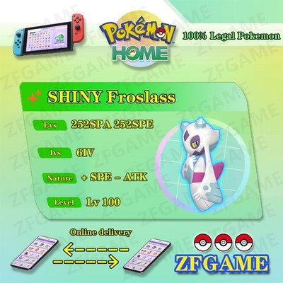  6IV SHINY Froslass + EVS  POKEMON HOME Champions Online delivery 