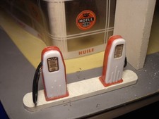 GARAGE 1/43 GAS PUMPS FOR TOYS NIGHTINGALE VROOM DEPREUX NOREV