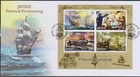 GB - JERSEY 2014 Pirates & Privateers/Ships/Boats Mini-Sheet SG MS1886 FDC WAR