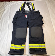 LION Men’s EMS Rescue Pants w/ Suspenders Reflective Trim 44R MedPro 09/2021 Blu