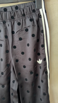 adidas Originals Satin Polka Dot Wide Leg Pants Women Lifestyle