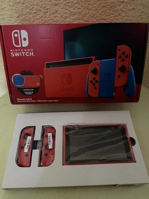 Nintendo Switch V2 - Mario Red & Blue Edition. Absolut neuwertiger Zustand! - Bild 1 von 4
