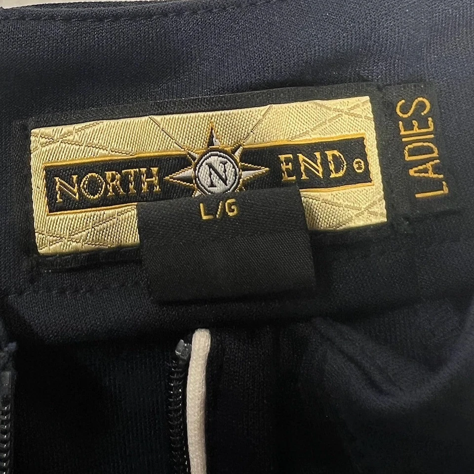 North End Ladies USTA Quarter Zip Pullover Top Blue Gray Size L/G - Image 2 of 2