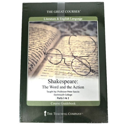 The Great Courses Shakespeare Word And Action DVD Box Guidebook New Sealed