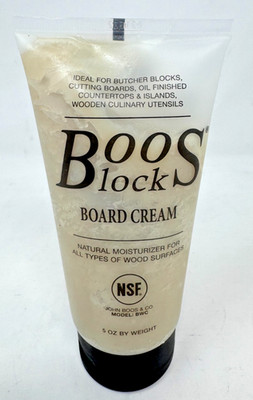 John Boos 5oz Boos Block Board Cream for Wood Kitchen Cutting Boards