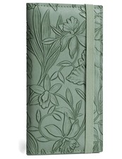 Embossed Checkbook Cover Floral Pattern Check Book Covers RFID-Blocking