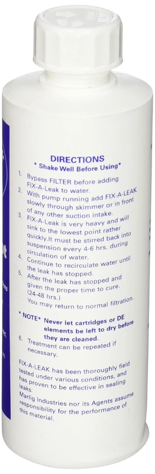 Marlig Fix A Leak Pool and Spa Sealant 8 oz for Leaks in Pools Hot Tubs Foto 2 de 3