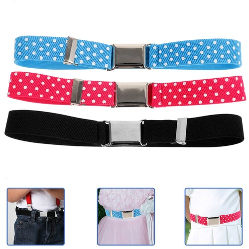 3 Pcs Adjustable Belt Kid Belts Girls Boy Child Kids Toddler Boys - Picture 2 of 12