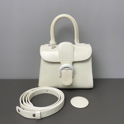 Delvaux Pre-Owned Authentic Crossbody Bag White Leather Free Tracked Shipping