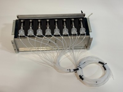 Beckman Coulter Biomek FXp 8-Channel Cavro Syringe Pump Fluidics Assy Manifold