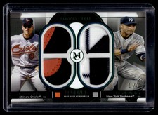 2024 Topps Museum Collection DerekJeter/CalRipken Jr Primary Pieces Quad Relics 