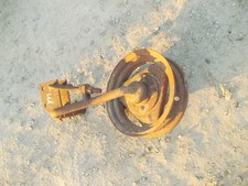 John Deere M Jd Tractor Rear Plow Steel Wheel & Hub & Mounting Bracket