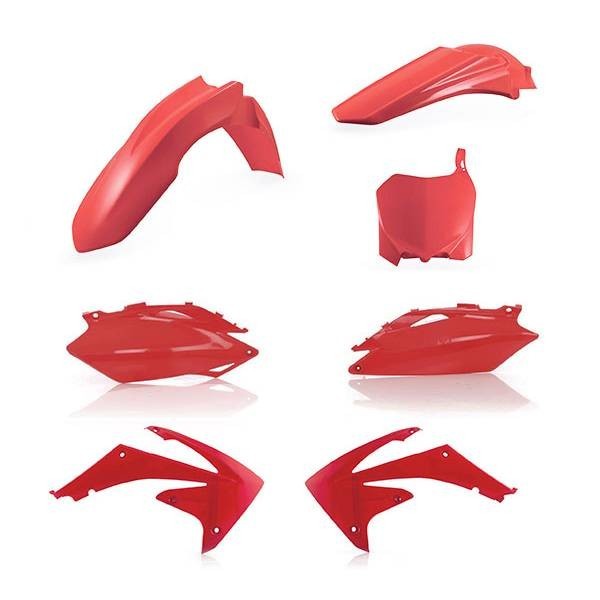 Kunststoff Kit Rtech Honda Crf R 250 2010 Crf R 450 2009 - 2010 Rot-image