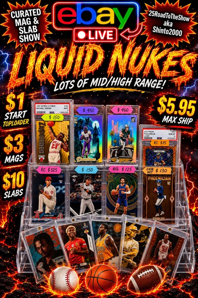 🔥Liquid Nukes - Lots of Mid/High End 🔥 - $1, $3, $10 starts