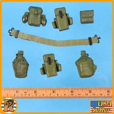 Nam Misc Gear - Plastic Belt & Pouch Set - 1/6 Scale for Action Figures {115}
