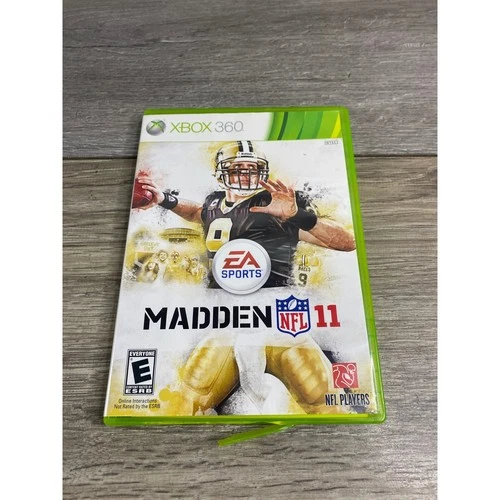 Madden NFL 11 Xbox 360 Case and Manual Only No Game Drew Brees EA Sports