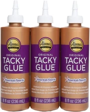 Aleene'S 3 Pack, 8 Oz Tacky Glue, 8 FL OZ, Original Version 3 Count