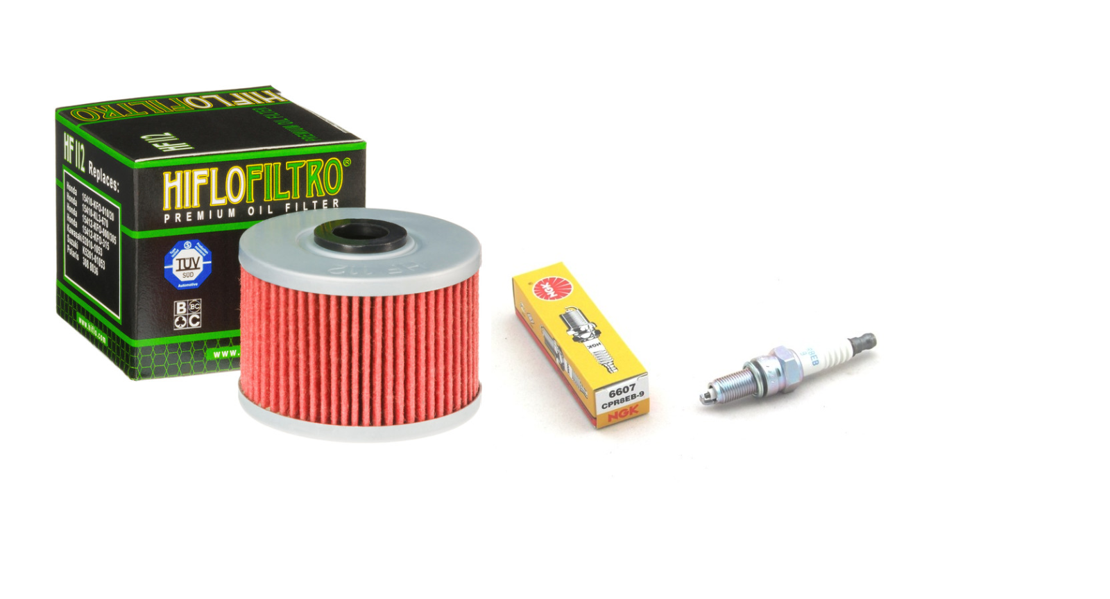 Tune Up Kit Oil Filter & NGK Spark Plug For 20082014 Kawasaki KFX450R