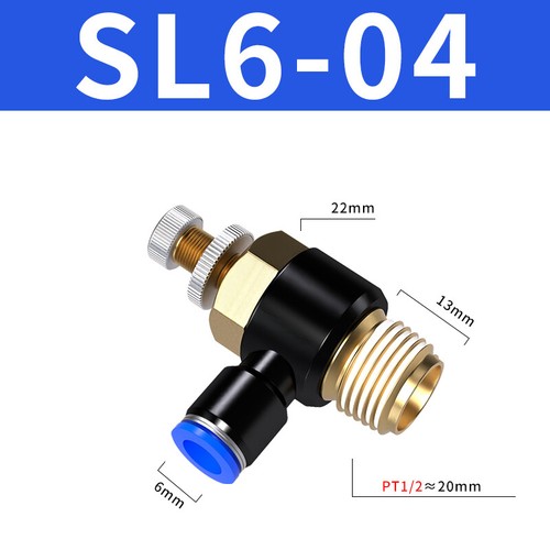 Pneumatic Push In Fitting Air Water Pipe Connectors Hydraulic Push Fit 4/6~16 mm - Picture 165 of 254