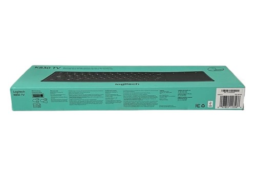 Genuine Logitech K830 TV Wireless Illuminated Keyboard With Dongle & Cable - Picture 5 of 7
