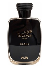 Rasasi Hawas Black for MEN Eau De Parfum Spray 3.38 FL OZ / 100 ML EDP - NEW