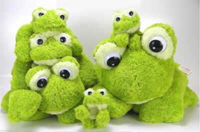 Inware Frosch 65 cm Freaky Stofftier Kuscheltier Plüschtier Kuschelfrosch Plüsch