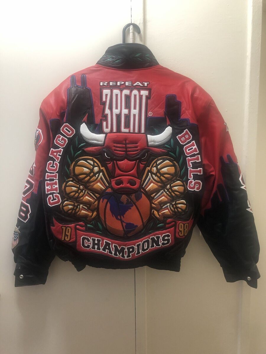 1998 Jeff Hamilton NBA Repeat 3Peat Championship Jacket | eBay 1998 Jeff Hamilton NBA Repeat 3Peat Championship Jacket | eBay