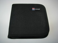 VAKOSS Black Travel CD DVD Disk Sleeve 24 Slot Storage Holder Zipper Case Folder