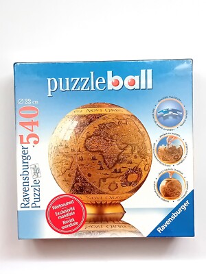 Ravensburger Puzzleball 2004 - Historische Weltkarte - 540 Teile - 110711 - NEU