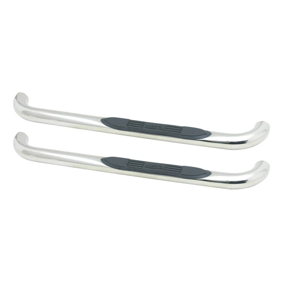 Westin 23-2110 3" E-Series Polished Round Nerf Step Bars for 98-12 Ford Ranger Foto 2 de 4