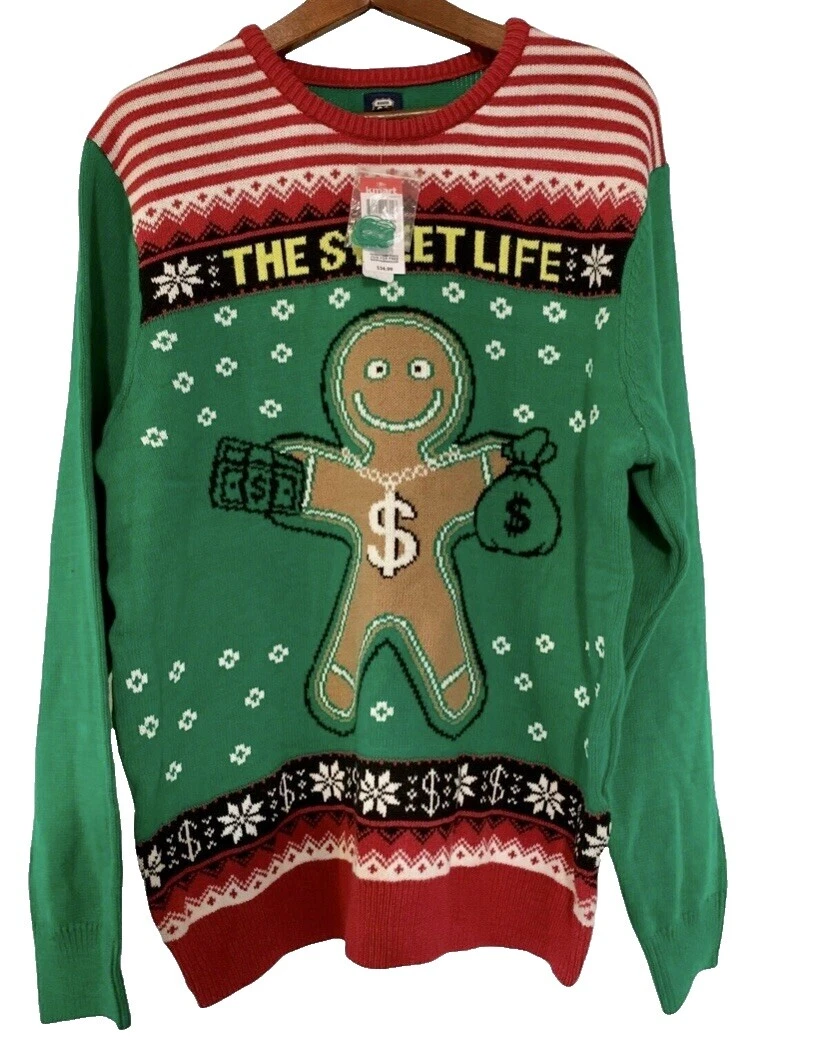 Suéteres Cuello Redondo Route 66 Navidad para hombres