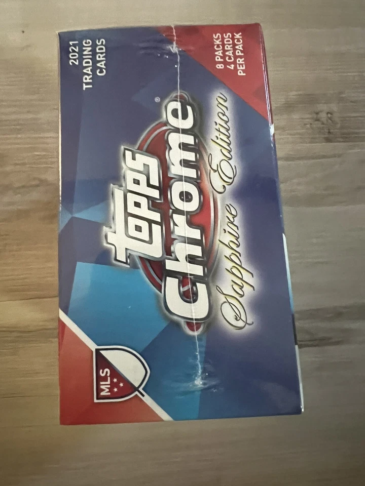2021 Topps MLS Chrome Sapphire Edition Hobby Box - Factory Sealed - SHIPS FAST - Image 3 of 4