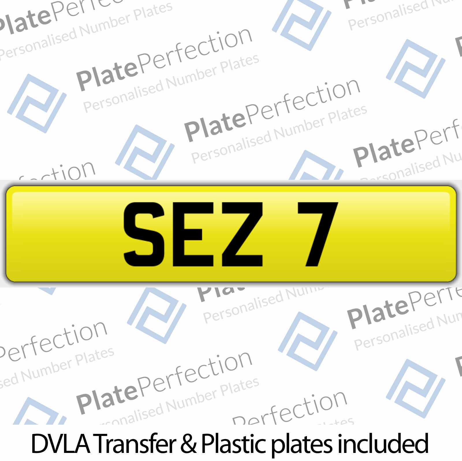 SEZ 7 DATELESS 3X1 CHERISHED PRIVATE NUMBER PLATE DVLA REGISTRATION sez-7-dateless-3x1-cherished-private-number-plate-dvla-registration