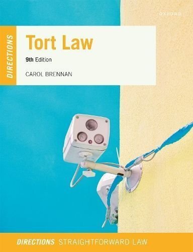Tort Law by Carol Brennan 9780198905783 | Brand New | Free UK Shipping - Picture 1 of 1