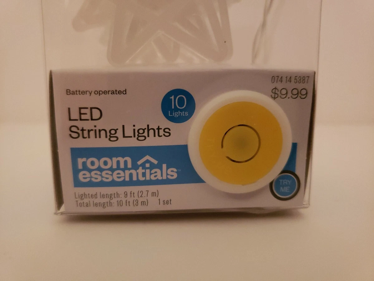 Target Room Essentials Star LED String Lights 10 ft New eBay