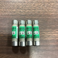 Buss SC 30 Class G Fuses 30 Amp 300 Volt Lot of 4