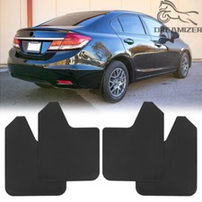 4pcs Carbon Fiber Splash Guard Mud Flaps For Honda Civic Type R Coupe Sedan
