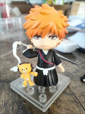 Q Version Clay Figure - Bleach Ichigo Kurosaki, Movable, Face Swap, Collectible