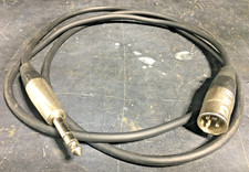 Hosa/Rean Silver Pro Low Noise Audio Cable XLR Male to 1/4 inch TRS Male 134