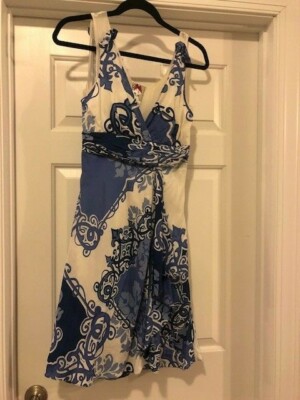 yoana baraschi silk dress Yoana Baraschi Silk Dress M EUC
