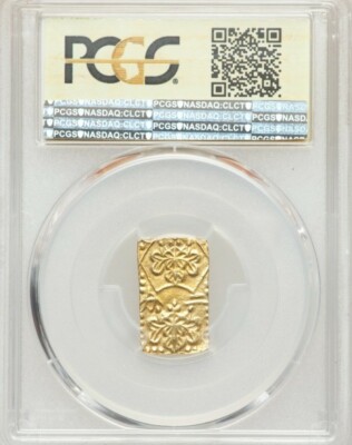 金張 一点物 PC Gold ゴールド 日本製 Made in Japan Japan 2 Bu Gold Bar 1868-69 PCGS 3 Grams Electrum | eBay