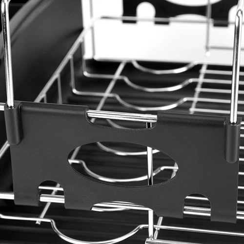 Disk Drying Rack Air Dryer Stainless Steel Frame Cultery Dishes Holder Drainer - Picture 12 of 12