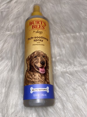 burt's bees itch soothing spray with honeysuckle for dogs
