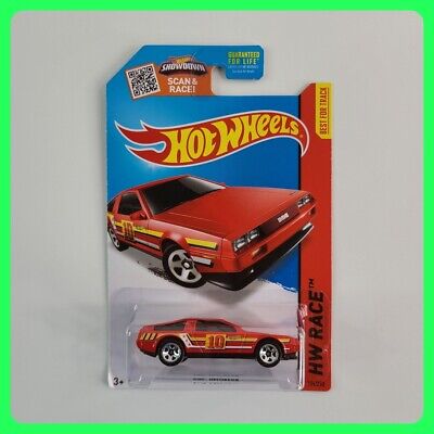 not Back to the Future culte h155 Hot Wheels DMC DeLorean #184 Rouge Red modele