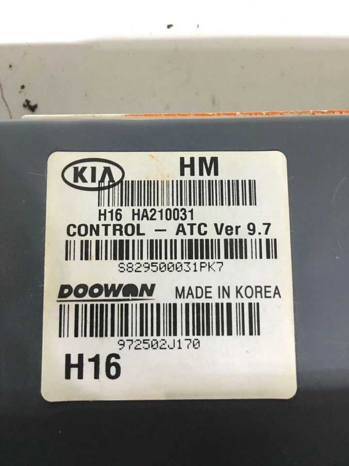 09 KIA BORREGO Heater A/c Control - Image 3 of 4