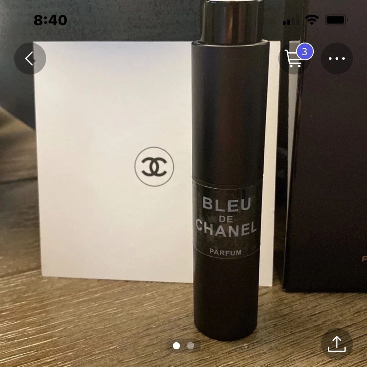 Bleu de Chanel PARFUM POUR HOMME 10ML SPRAY!